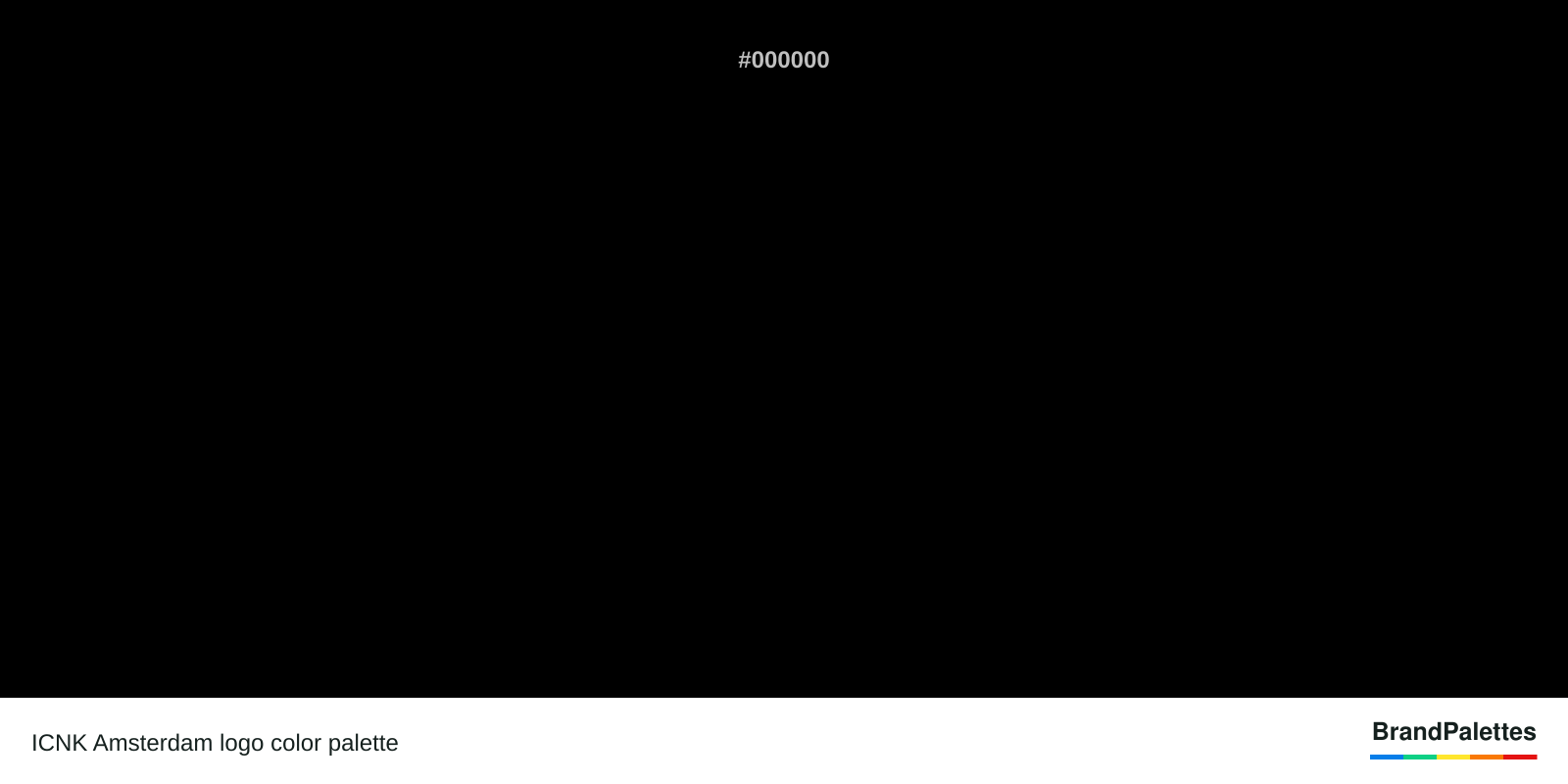 ICNK Amsterdam color palette with Black #000000
