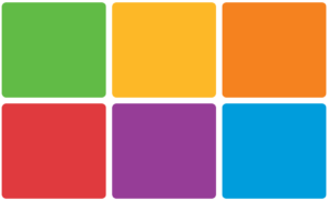 Apple Rainbow Logo Color Palette Image