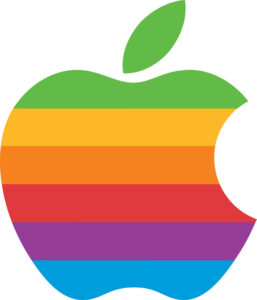 Apple Rainbow Logo in JPG format