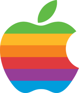 Apple Rainbow Logo in PNG format