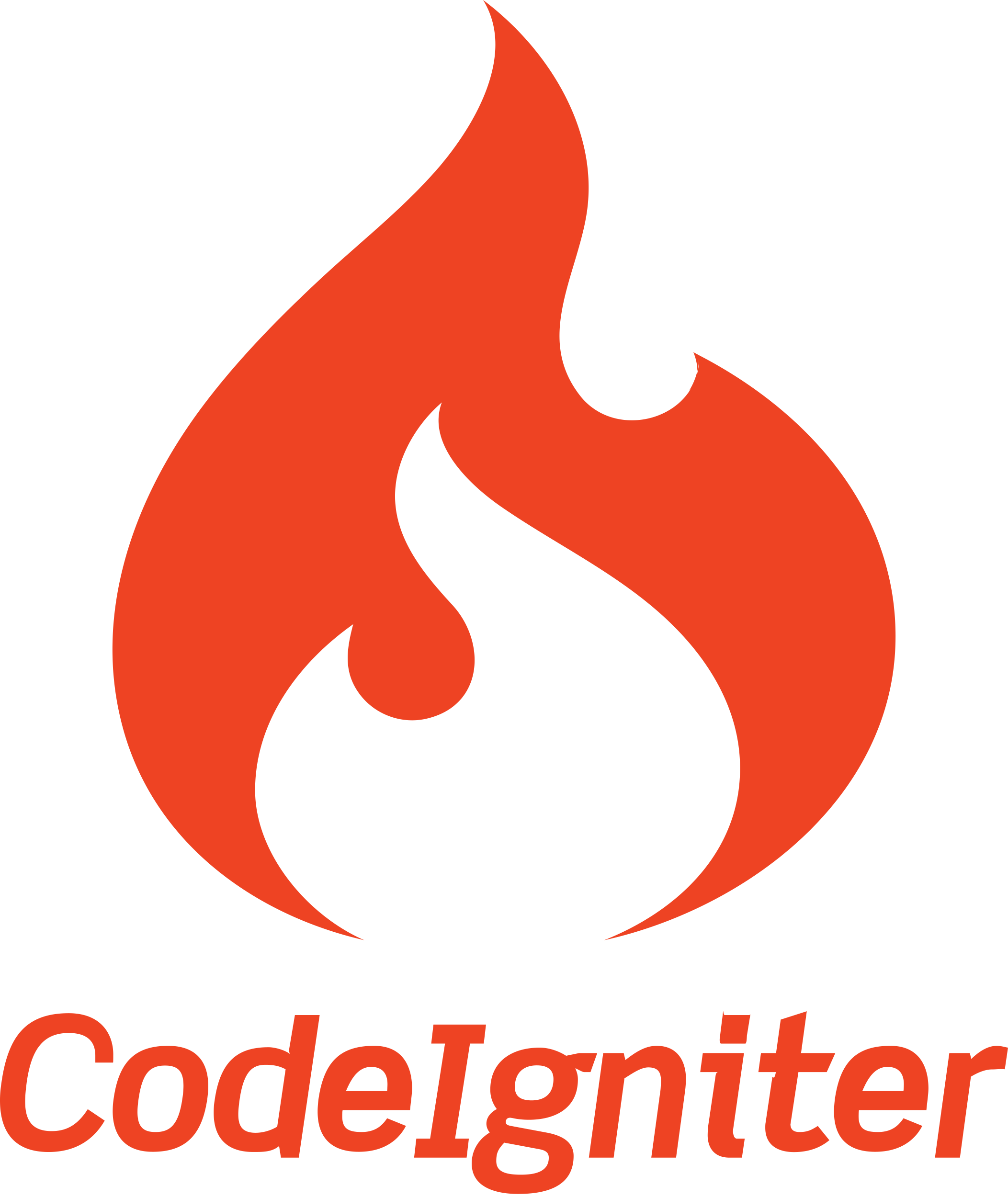 CodeIgniter Official Brand Red logo colors