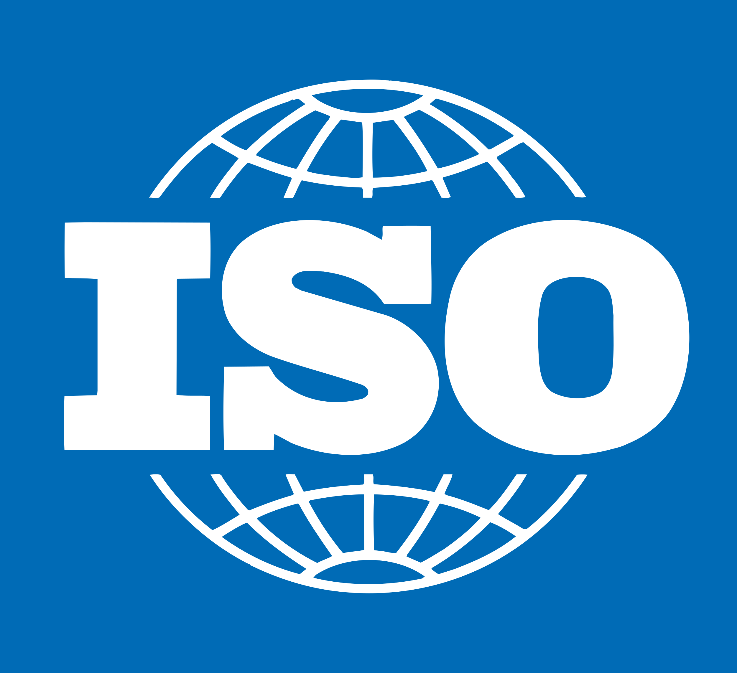 International Organization For Standardization (ISO) logo colors
