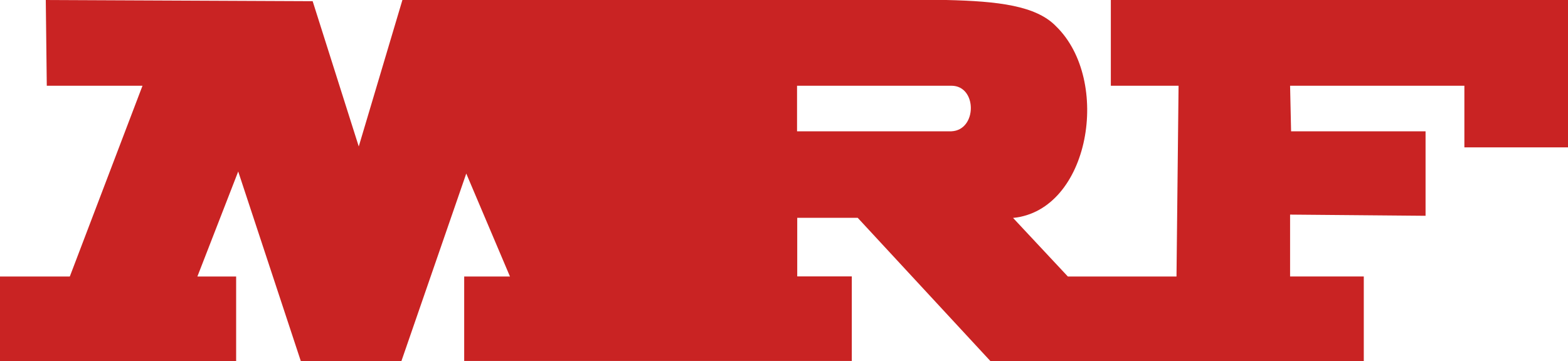 Madras Rubber Factory Limited (MRF) logo colors