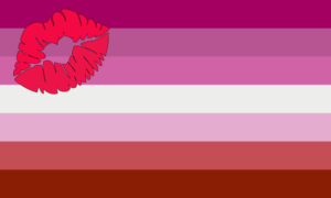 Lipstick Lesbian Logo in PNG Format