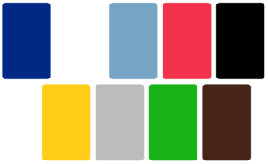 Wisconsin Flag Color Palette Image