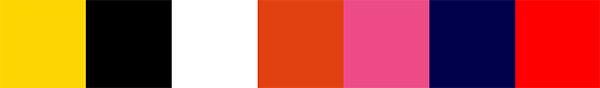 Naruto Color Palette Image